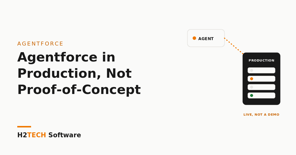Agentforce in Production, Not Proof-of-Concept