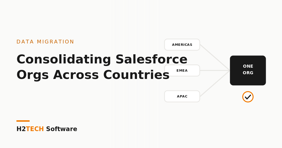 Salesforce Data Residency: Consolidating Orgs Across Countries