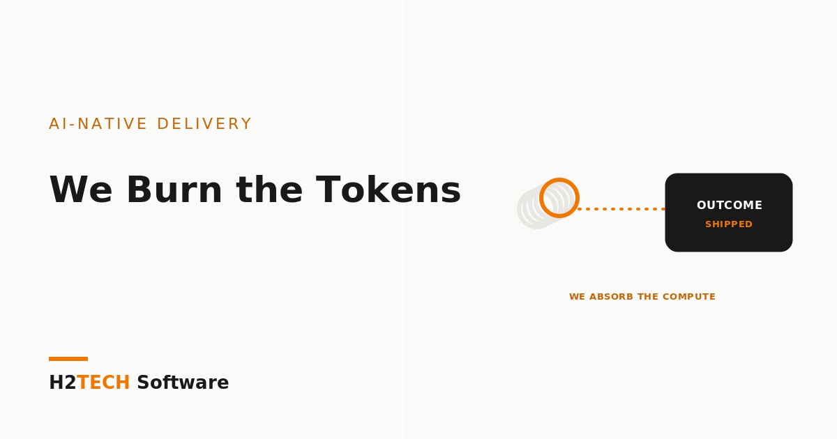 We Burn the Tokens, You Buy the Outcome: AI-Native Salesforce Delivery